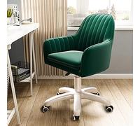 Ergonomic Mid-Back Home Office Chair, Adjustable Upholstered Computer Desk Armchair with Tufted Design for Comfortable Work & Study, Ideal for Home & Office Use