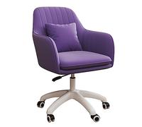 Ergonomic Mid-Back Office Chair, Adjustable with Lumbar Support & 360° Swivel, Space-Saving Rolling Comfortable Task Chair (1-Pack)