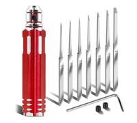 Ergonomic Model Carving Cutter Set Professional Engraving Tool for Detailed Crafting Wood Plastic Leather Drill