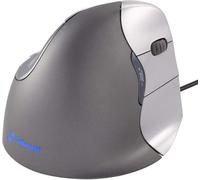 Ergonomic mouse Evoluent VerticalMouse 4 Right Regular, Black, Grey/Silver, Medium/Large, VM4R