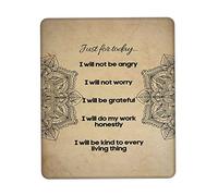Ergonomic Mouse Pad, Life Principles Reiki Chakra Healing Yoga Zen Meditation Mouse Mat Comfortable Desk Pad 25X30cm for Typing Work Laptop