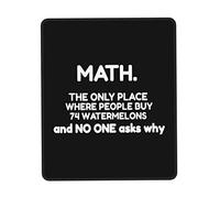 Ergonomic Mouse Pad, Math The Only Place Where People Office Mousepad Comfortable Keyboard Pad 25X30cm for Laptop Gamer Typing
