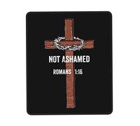 Ergonomic Mouse Pad, Religious Faith Jesus Mousepads Professional Desk Pad 25X30cm for Studying Gamer Home
