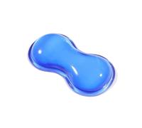 Ergonomic Mouse Pad With Wrist Rest Keyboard Rest Silicone Transparent Desktop Office Game Console Mouse Wrist Rest(Blue)