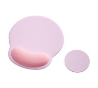 Ergonomic Mouse Pad with Wrist Rest,Mousepad with Wrist Support - Cute Gel Portable Mouse Pads for Desk Laptop,Computer,Office & Home Decor-(Pink)