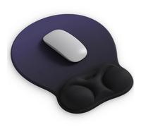Ergonomic Mouse Pad with Wrist Rest Support&Gel Cushion for Desk; Cute Computer Decor Accessories for Women. Small Mousepad Mat Laptop Pads for Office&Home. Ergo Supplies & Aesthetic (03Deep Violet)