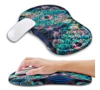 Ergonomic Mouse Pad Wrist Support with Memory Foam Massage Bulge, Carpal Tunnel Pain Relief Mousepad Wrist Rest for Mouse(12x8 inch, Paw)