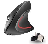 Ergonomic Mouse,USB C Wireless Vertical Mouse, Dual Mode Rechargeable USB-A & Type-C Ergo Mice, 1600 3DPI, Relieves Wrist Pain and Carpal Tunnel, Silent Click for Laptop Computer Mac PC, Right Hand
