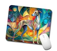 Ergonomic Mousepads Italian Greyhound Dog Abstract Art 25X30Cm, Mouse Pad Modern Desk Mats For Typing Gamer Laptop