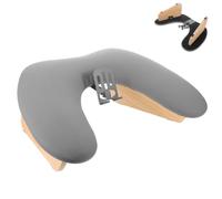 Ergonomic Nail Arm Rest with Phone Holder, Foldable PU U Shaped | Professional Salon Use, Super Soft Support, Quick Wipe Finish, Adjustable Metal Structure