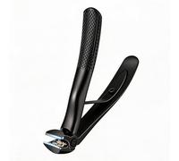 Ergonomic Nail Clipper for Seniors, Angled Head Toenail Clippers for Thick Toenails and Fingernails, Unique Angled Head Curve Wide Jaw Opening Toenail Clipper, Precision Nail Trimmer for Men and Women