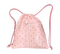 Ergonomic Nylon Anime Themed Drawstring Backpack Cartoon Prints Daypack Large Capacity for Women Daily Commute, Pk, As the pic show