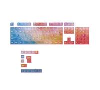 Ergonomic OEM profile 119 customizable key caps increase the comfort of typing on your mechanical keyboard. Long time use is a creative game key cap