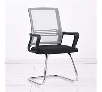 Ergonomic Office Chair Executive Desk Chair with Arm Support Mid Back Mesh Meeting Chair Adjustable Height Modern Design Size 57x50x58CM Ideal for Home & Office