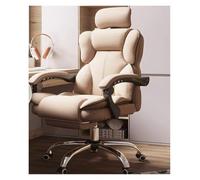 Ergonomic Office Chair for Home & Gaming, Swivel Executive Recliner with Adjustable Headrest & S-Shaped Backrest for Ultimate Comfort and Support