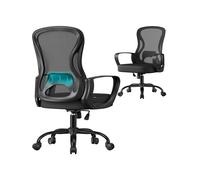 Ergonomic Office Chair, Ink Black / Fixed Armrests