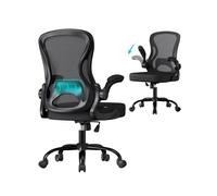Ergonomic Office Chair, Ink Black / Flip-Up Armrests