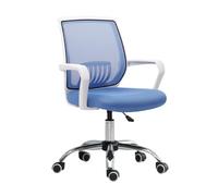 Ergonomic Office Chair, Mesh Back, Lumbar Support, Fixed Armrests - Comfortable Seating Solution for Conference Room and Home Office