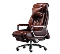 Ergonomic Office Chair Real Leather Big And Tall Executive Office Chair For Heavy People Wide Spring Seat 360 Swivel Reclinable Heavy Duty Casters Home Office Desk Chair Task Chair Aqiong