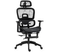 Ergonomic Office Chair Swivel Computer Chair With 3D Armrest Black