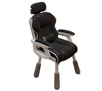 Ergonomic Office Chair with Adjustable Backrest, Headrest, and Linked Armrests - Height Adjustable for Home and Office Use