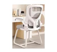 Ergonomic Office Chair with Adjustable Lumbar Support and Flip Armrests, Comfortable Mesh Back for Computer and Gaming Use