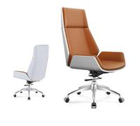 Ergonomic Office Chair with Adjustable Lumbar Support - Comfortable Executive Desk Chair with Arms for Home and Office