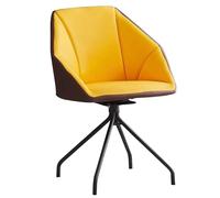 Ergonomic Office Chair with Back Support, Non-Rolling Desk Chair, Comfortable Study Chair for Home, Swivel Makeup Chair, Perfect for Living Room & Restaurant (Gray Color)
