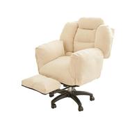 Ergonomic Office Chair with Footrest Adjustable Height and Lumbar Support Swivel Design Tilt Back Feature for Home and Study