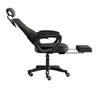 Ergonomic Office Chair with Footrest and Headrest - 360 Swivel Task Chair with Adjustable Recline, Comfortable Computer Desk Chair with Wheels