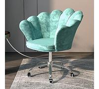 Ergonomic Office Chair with Gold Legs, Adjustable Height, Breathable Mesh Seat, Lumbar Support, Cute Pink Design for Girls, Comfortable Desk Chair for Bedroom, Dorm, or Study, Blue(Silver Leg Blue)