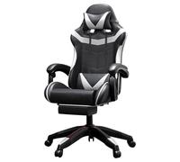 Ergonomic Office Chair with Headrest and Lumbar Support, Adjustable High Back and Armrests, 135° Tilt Comfortable Gaming Desk Chair for Productivity and Comfort