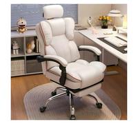 Ergonomic Office Chair with Lumbar Support Adjustable High Back Swivel Design Black & Pink Leather Finish Perfect for Computer Use Gaming & Home Office