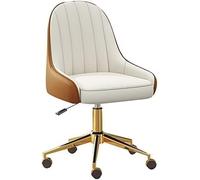 Ergonomic Office Chair with Lumbar Support - Adjustable Reclining Swivel Desk Chair - 2-Pack, PU Leather