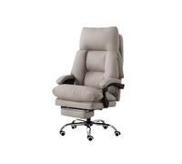 Ergonomic Office Chair with Reclining Comfort, Cat Paw Leather for Home Use, Long Sitting, Adjustable Design, Comfortable Support