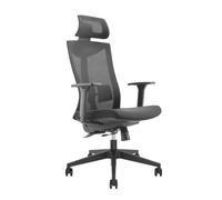 Ergonomic office chair with wheels and lumbar support height adjustable
