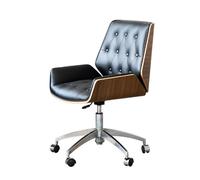 Ergonomic Office Desk Chair - Mid-Back Mesh Rolling Swivel, 360° Adjustable Height, Ideal for Home, Bedroom, and Study, Comfortable Managerial Work Chair