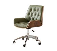 Ergonomic Office Desk Chair - Mid-Back Mesh Rolling Swivel, 360° Adjustable Height, Ideal for Home, Bedroom, and Study, Comfortable Managerial Work Chair