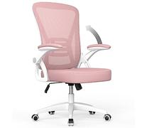 Ergonomic Office Desk Chair with High Back, Adjustable Headrest and Lumbar Support, Flip-Up Armrest, Executive Swivel Chair for Home and Office