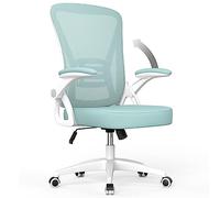 Ergonomic Office Desk Chair with High Back, Adjustable Headrest and Lumbar Support, Flip-Up Armrest, Executive Swivel Chair for Home and Office