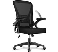 Ergonomic Office Desk Chair with High Back, Adjustable Headrest and Lumbar Support, Flip-Up Armrest, Executive Swivel Chair for Home and Office