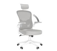 Ergonomic Office Desk Chair with High Back, Adjustable Headrest and Lumbar Support, Flip-Up Armrest, Executive Swivel Chair for Home and Office