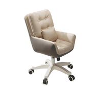 Ergonomic Office Desk Chair with Lumbar Support, 360° Swivel, Adjustable Height Task Chair for Small Spaces, Bedroom and Study