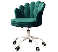 Ergonomic Office Desk Chair with Scalloped Backrest, Adjustable Seat Height, Swivel Design for Home Office Comfort and Style