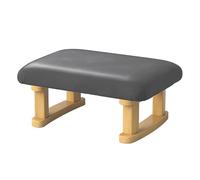 Ergonomic Office Foot Stool with Anti-Slip Base - Versatile Round Stool for Sitting, Cross-Legged Comfort, Sofa Footrest, Kids Shoe Changing Bench - Compact Low Stool for Home & Office (16.5” Height)