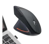 Ergonomic Optical Mouse - Rechargeable Vertical Control Mouse, Comfortable Handheld Input Tool | Laptop Research Office Wireless Receiver Model Game Creative Project Business Strip Leisure