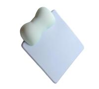 Ergonomic Pad Mat with Soft Silicone Wrist and Memory Foam for Office Desk or Gaming Mouse Pad Rubber Bottom Mat