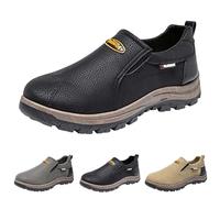 Ergonomic Pain Relief Shoes Orthopaedic and Ortho Trekking Shoes Men's Lightweight Non-Slip Trainers Unisex for Outdoor Fitness and Everyday Use, Zschwarz4, 9.5 UK