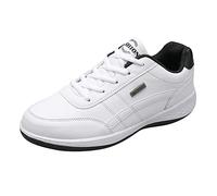 Ergonomic Pain Relieving Comfort Shoes Elegant Sports Shoes Men's Orthopaedic Walking Shoes Breathable Casual Slip On Sneakers Trail Hiking Shoes Wear-resistant Road Running Shoes, White, 9.5 UK