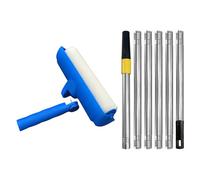 Ergonomic Paint Roller with Adjustable, Threaded Handle for Extension Poles, Indoor/Outdoor Use Roller Brush for Ceiling Painting